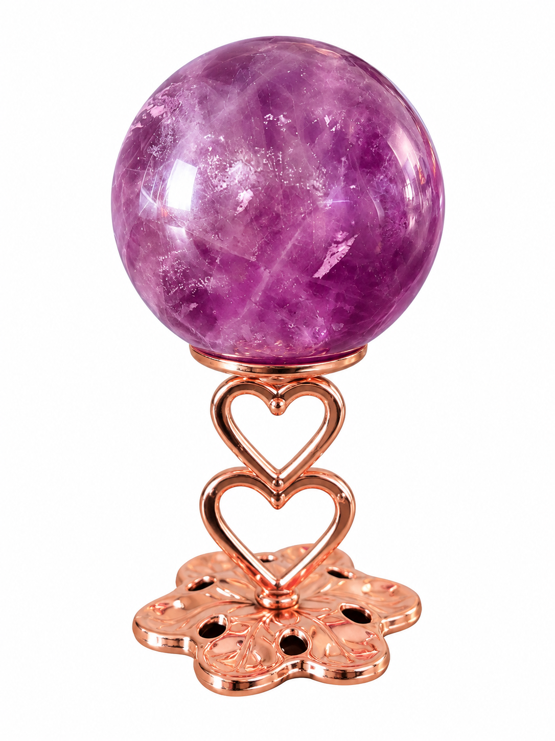Sphere | Grape purple fluorite