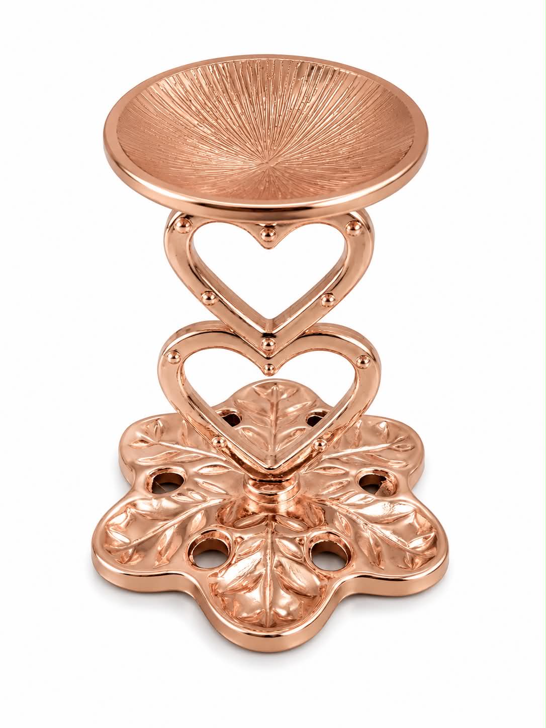support a sphere coeur rose gold