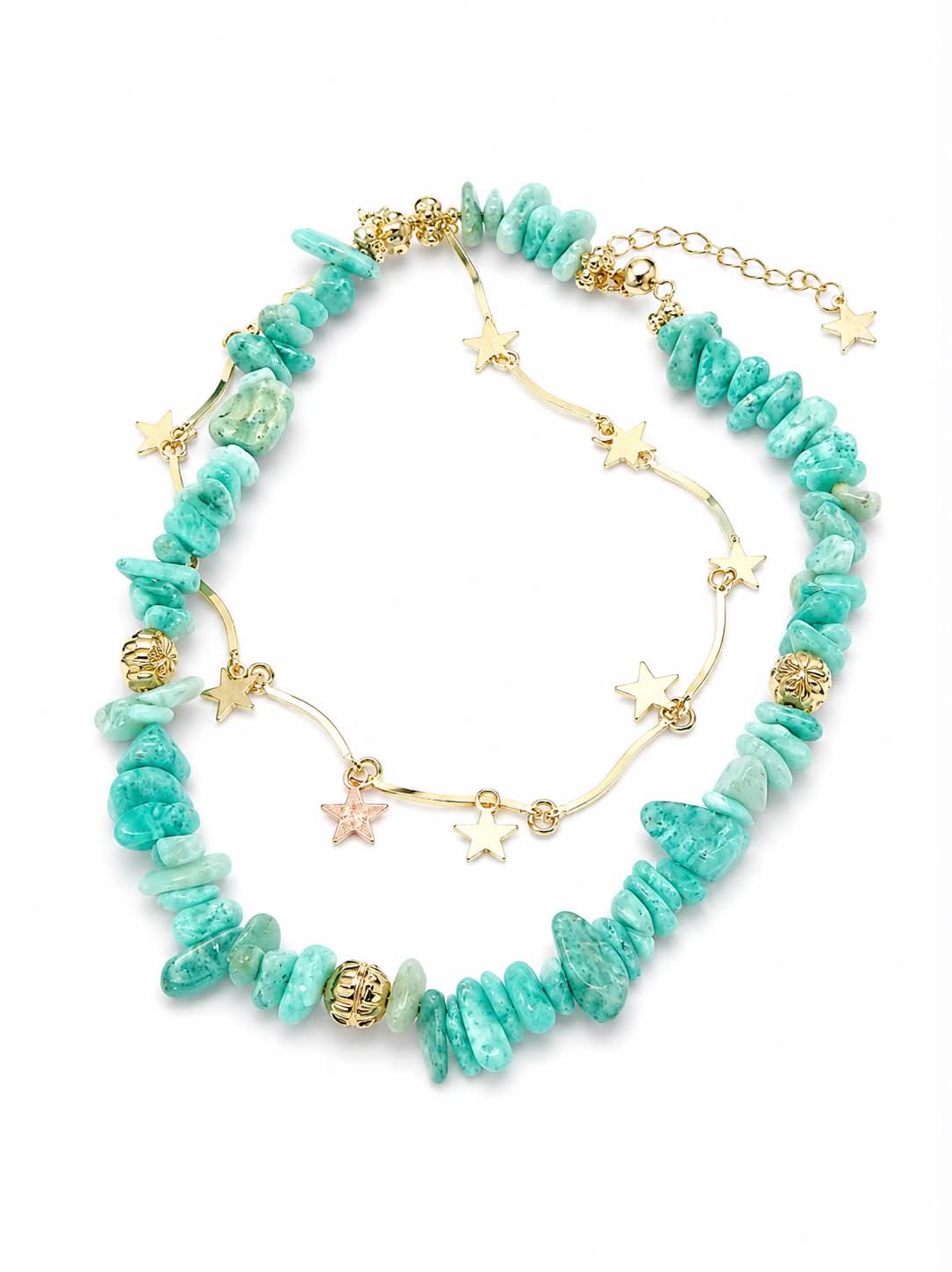 Bracelet de cheville en amazonite