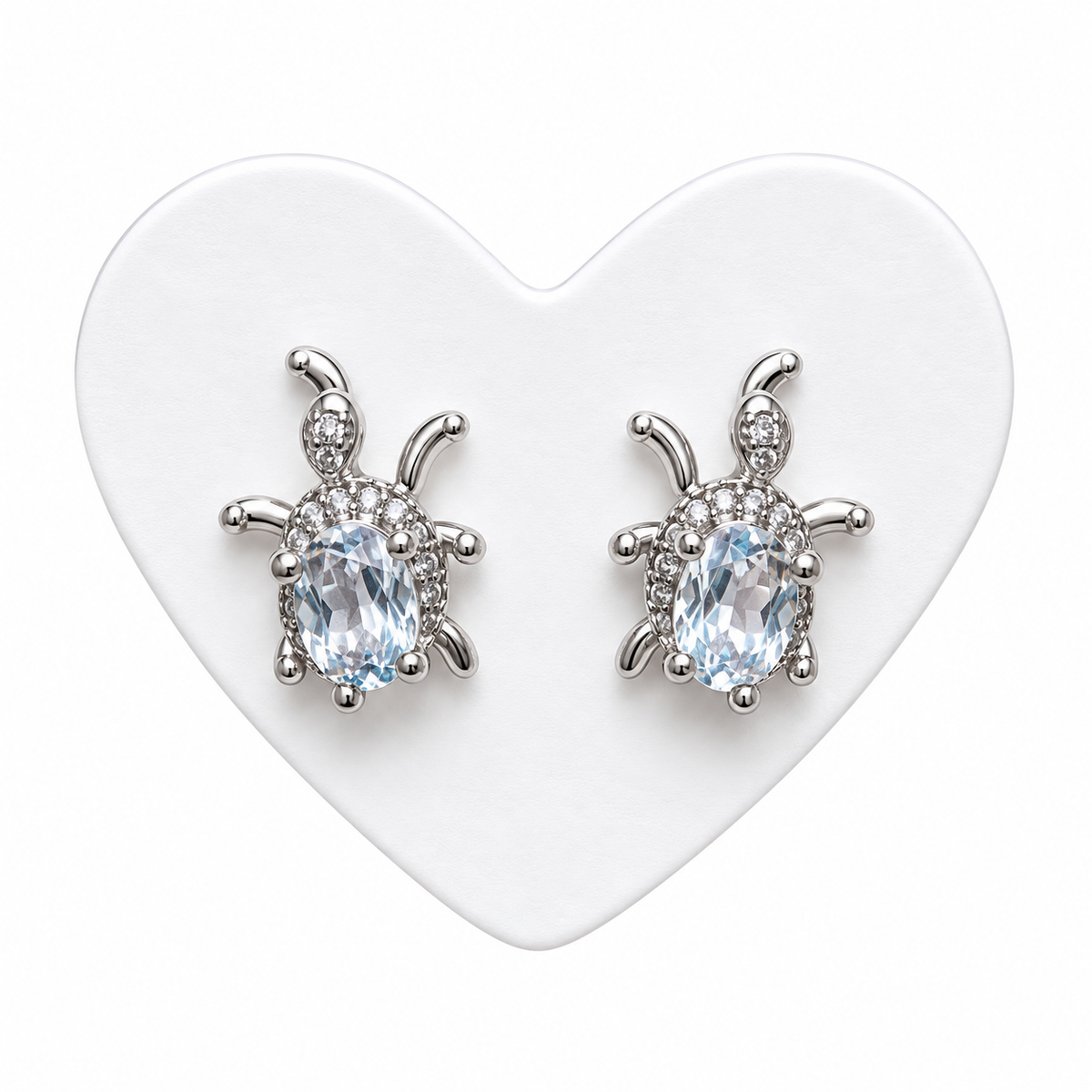 Earring - 925 sterling silver | Aquamarine