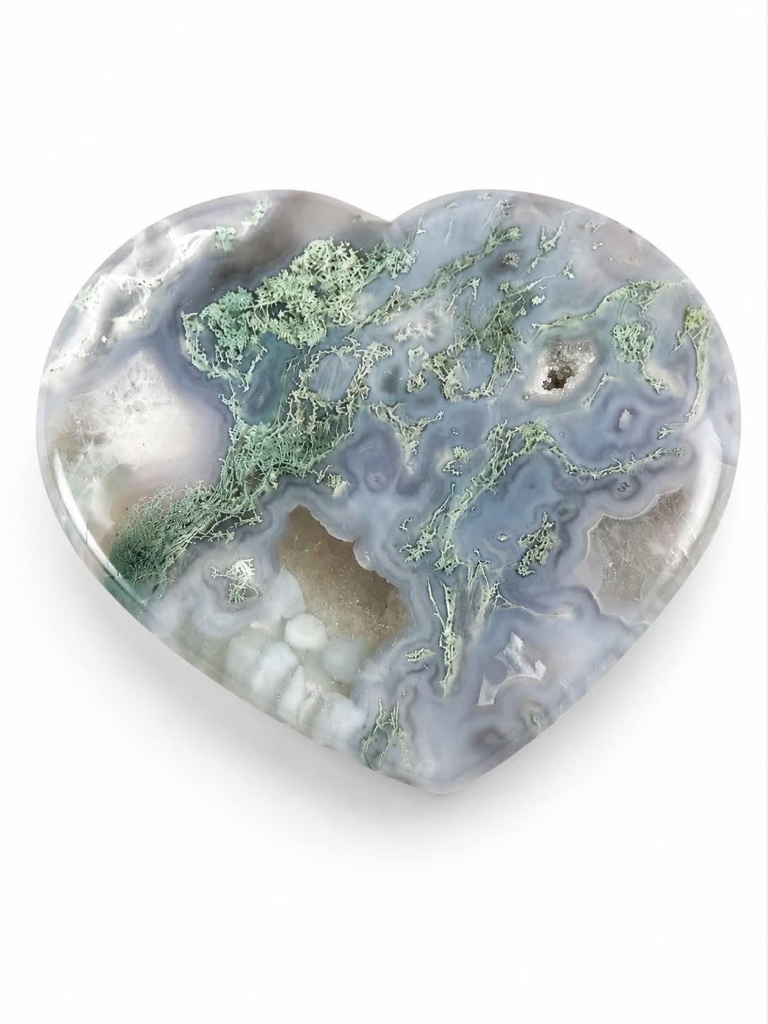 petit bol coeur en agate mousse