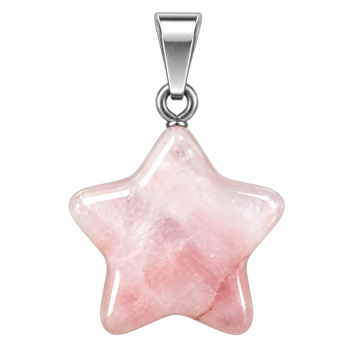 Star pendant | Red fire quartz