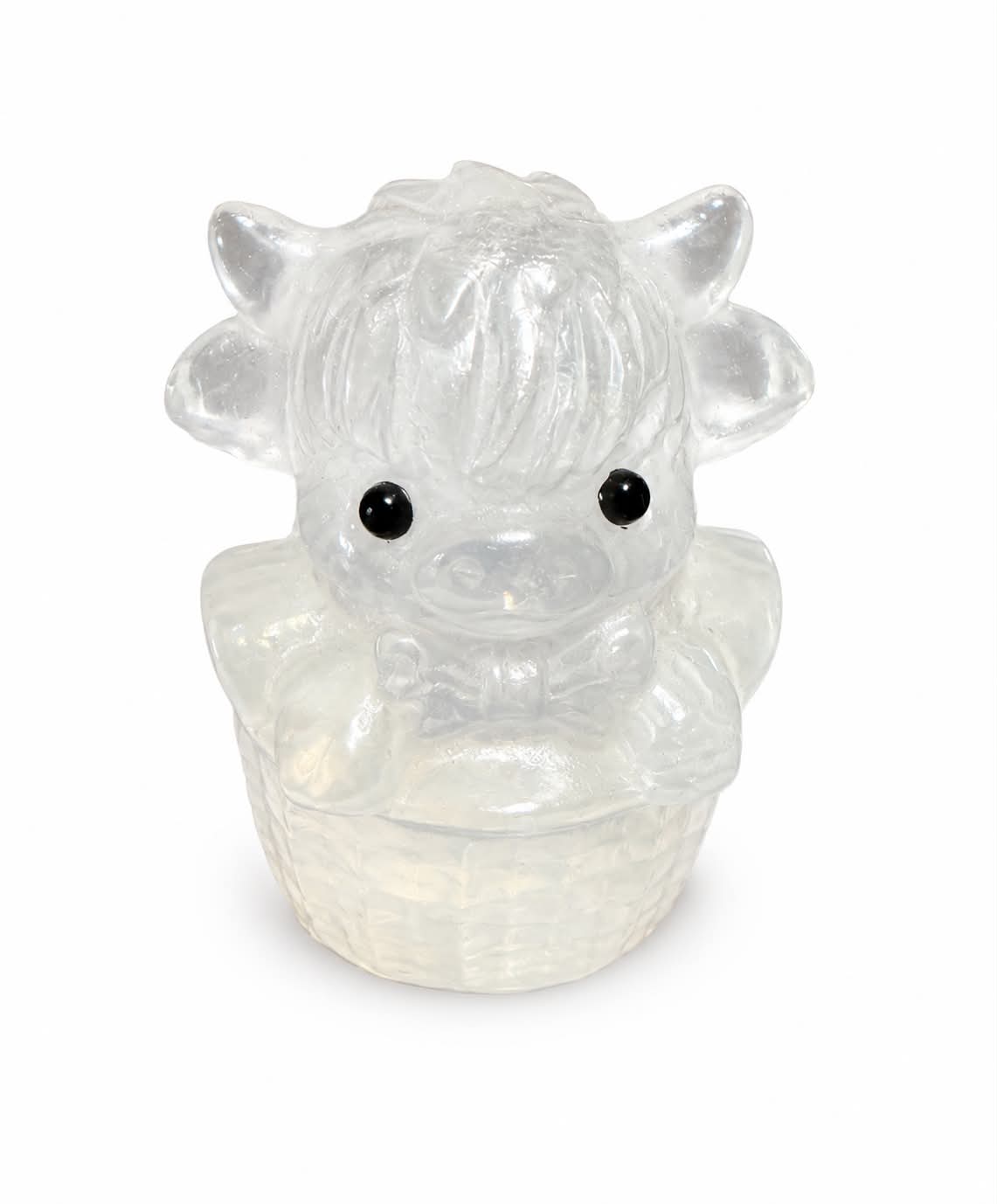 Vache dans un panier | Quartz clair
