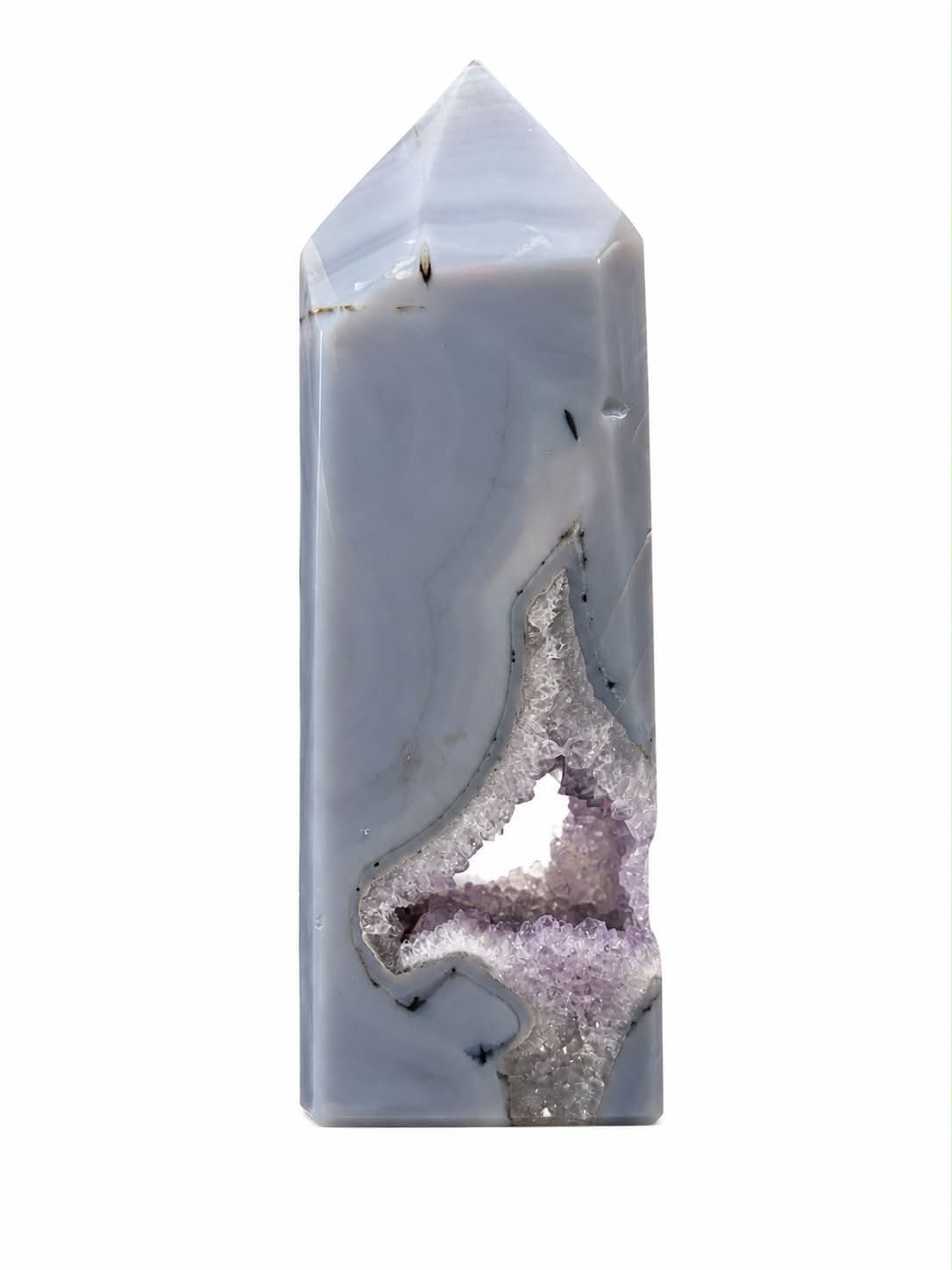 tour en agate druzy