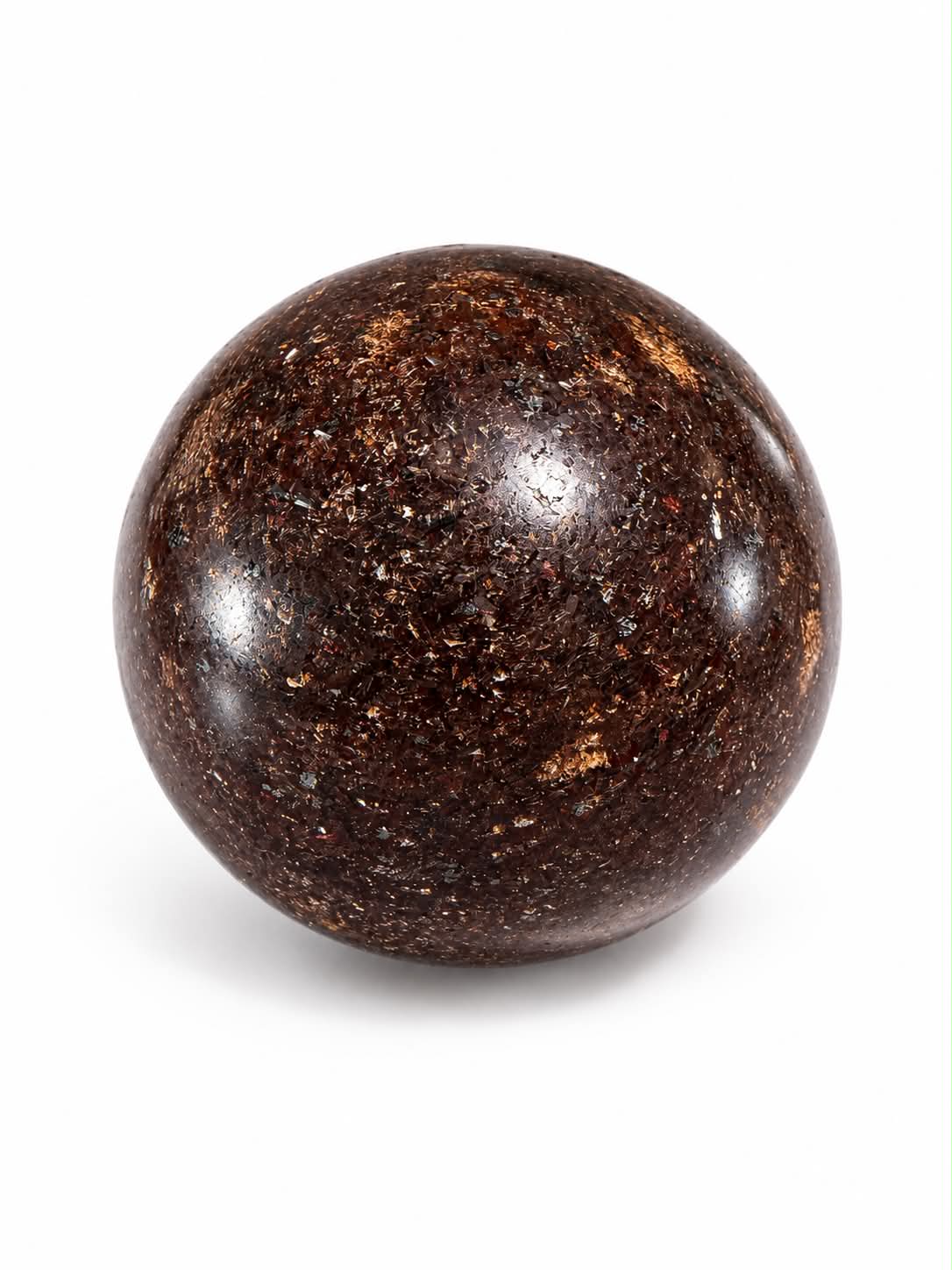 sphere de mica rouge