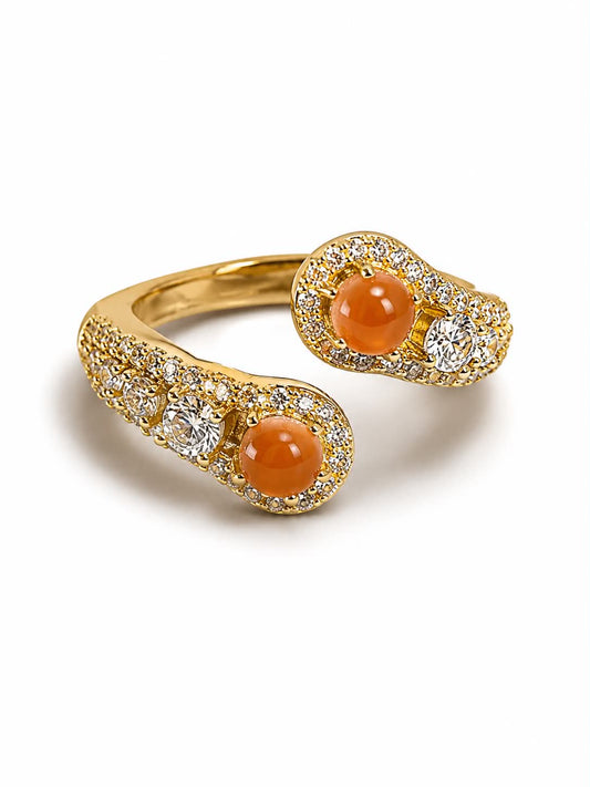 Bague en oeil de tigre