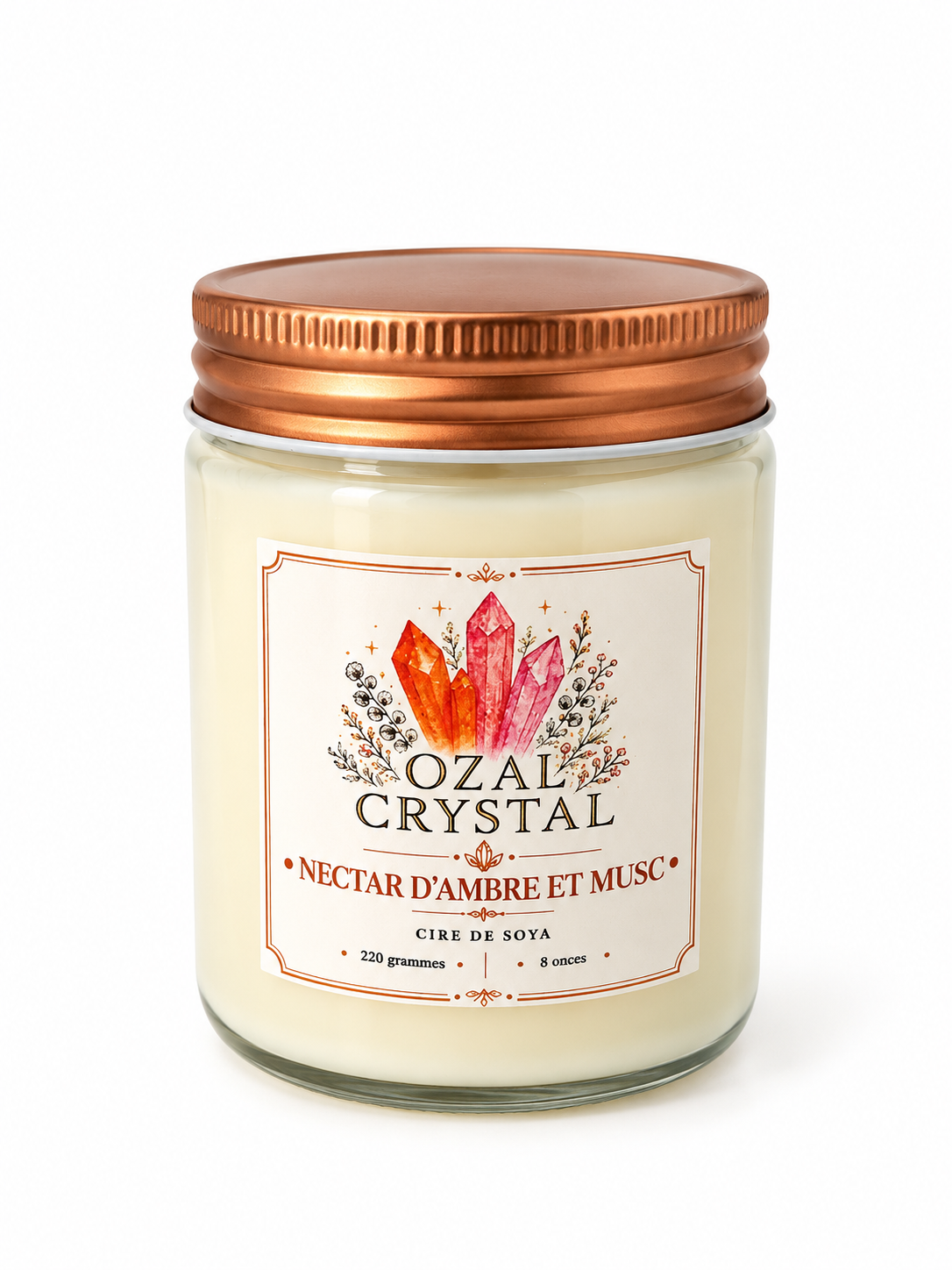 Bougie | Nectar d’ambre et musc