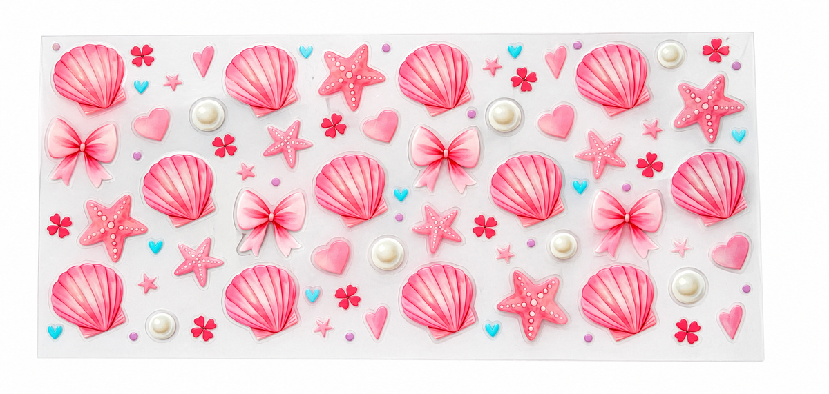Image pour verre | Coquillage rose