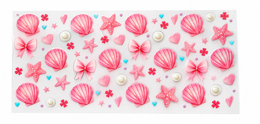 Image pour verre | Coquillage rose