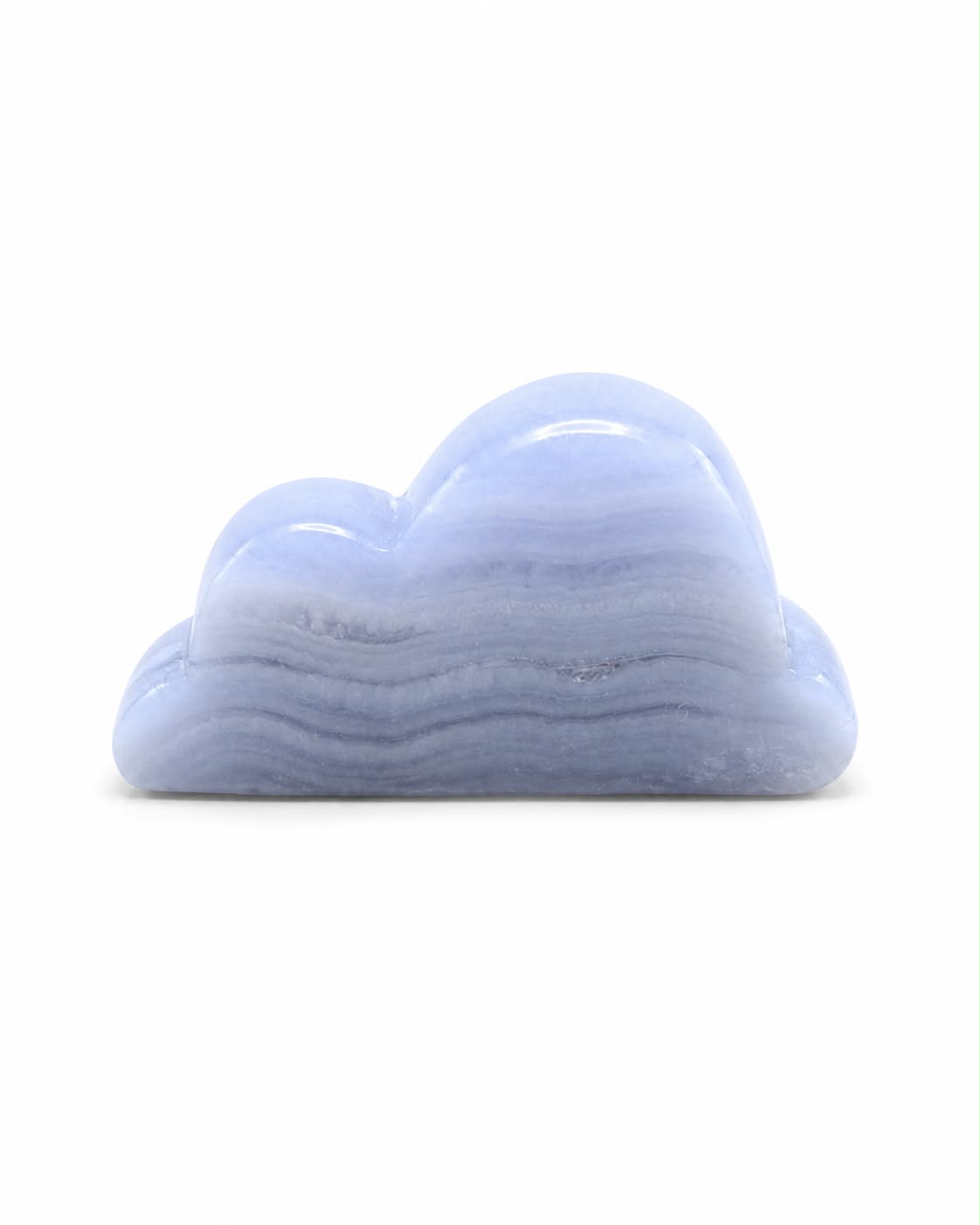 Nuage en agate dentelle bleu
