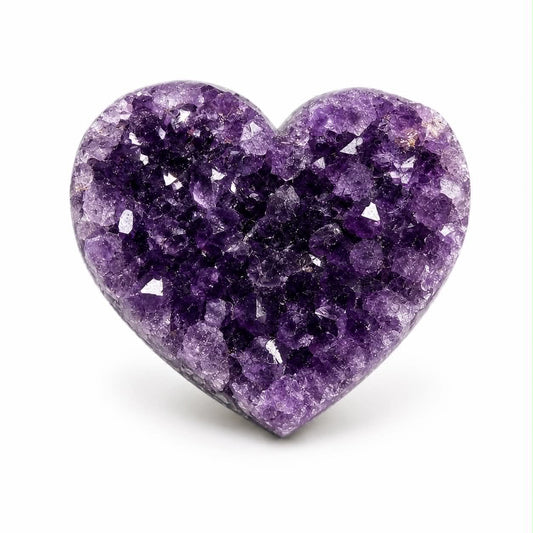petit coeur en amethyste