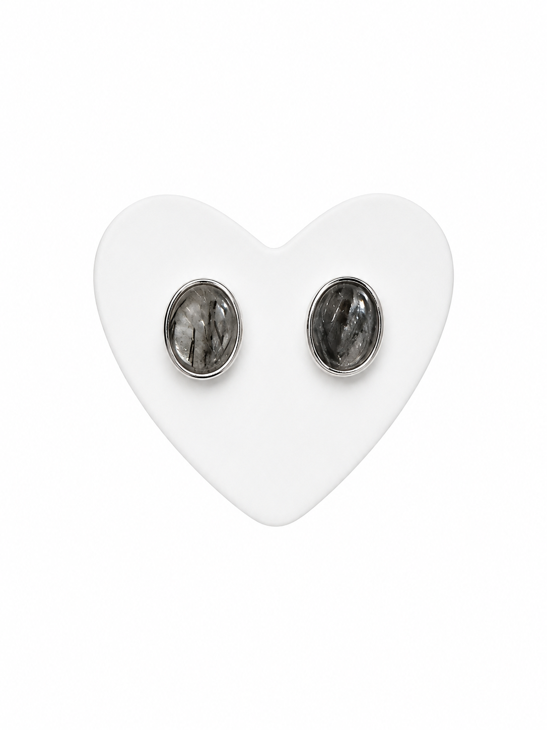 Boucle d’oreille | Quartz tourmaliner