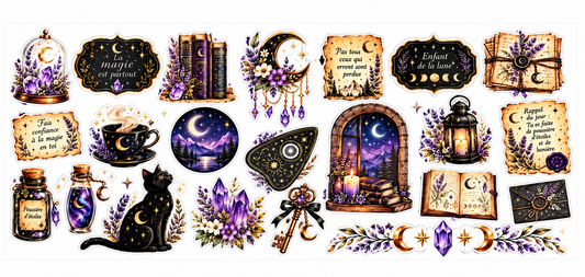 Image pour verre | Magie noire