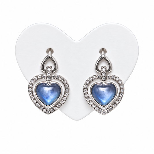 Earring - 925 sterling silver | Kyanite