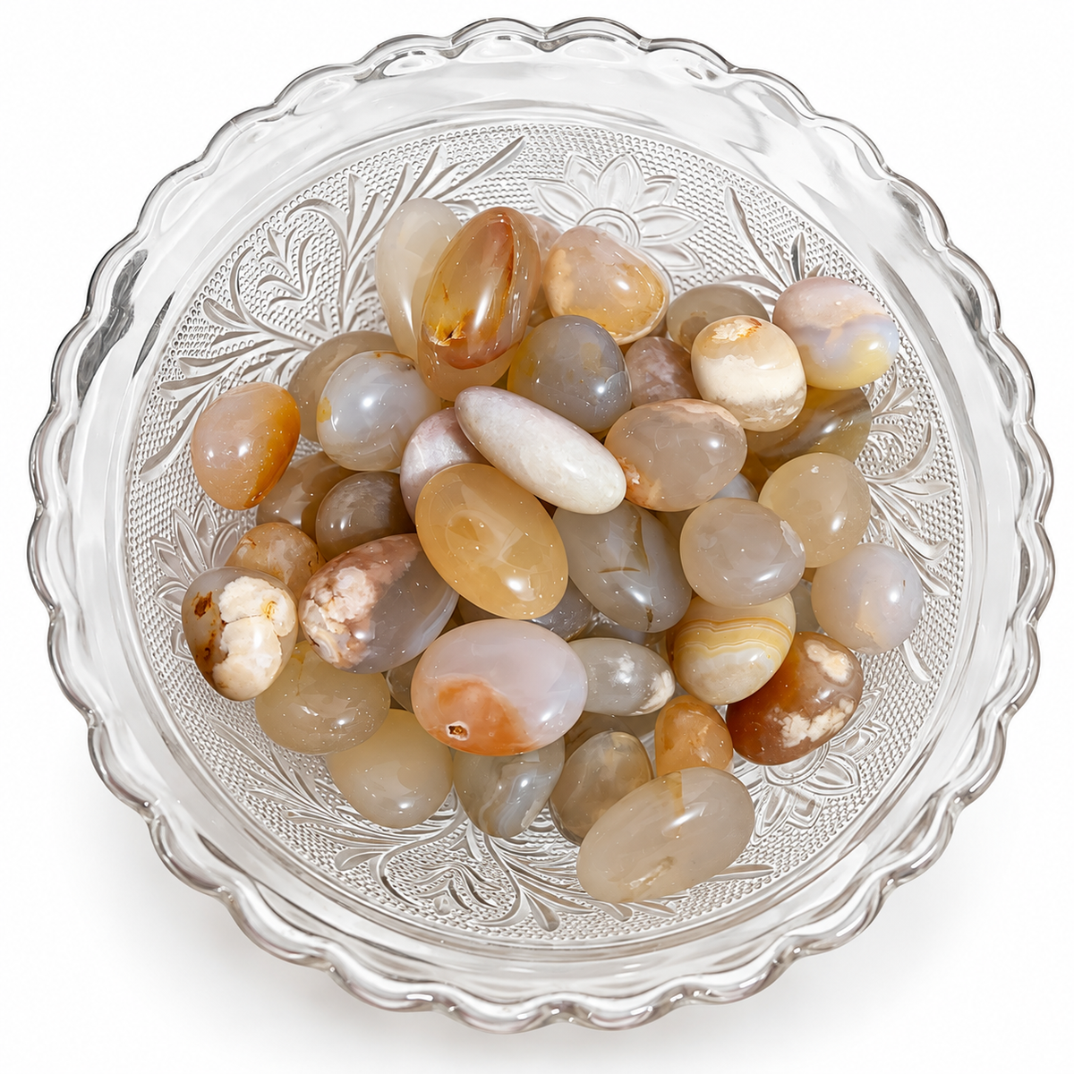 Agate fleur | Pierre roulées
