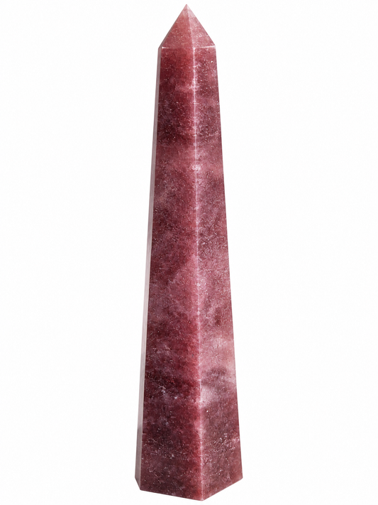 Obélisque | Quartz fraise
