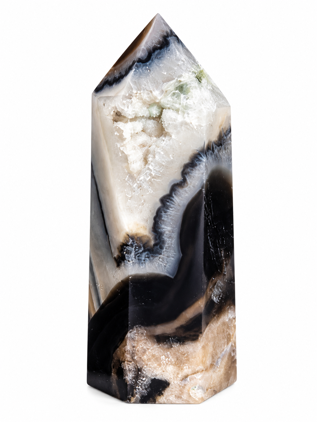 Tour | agate fleur noir orca