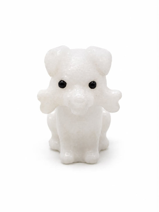 Chien | Jade blanc