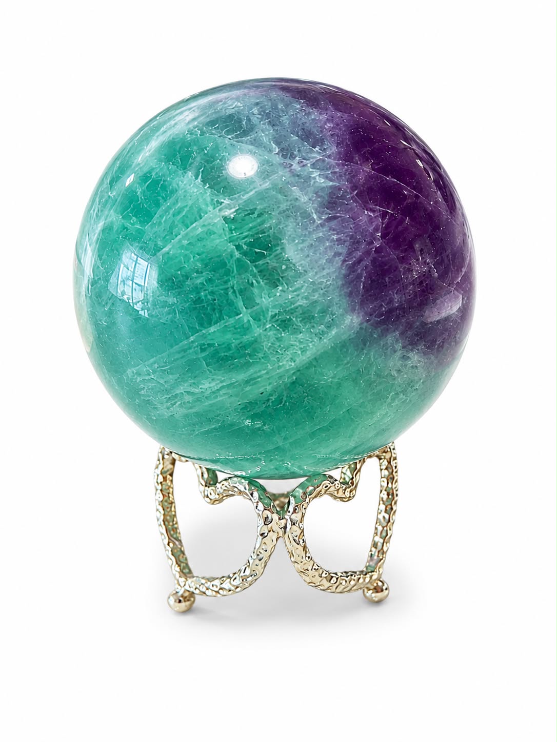 Sphere fluorite watermelon