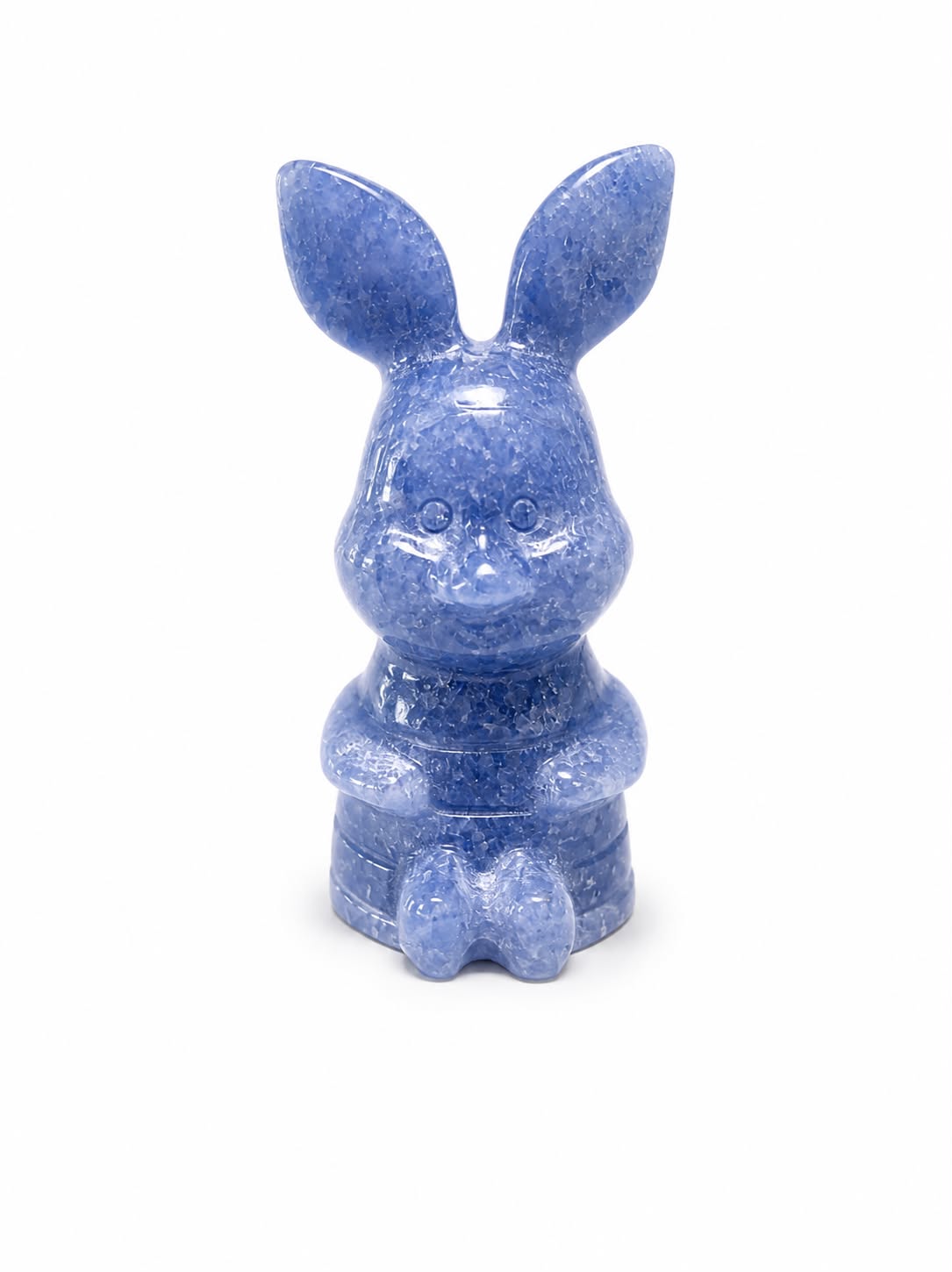Porcinet en aventurine bleu